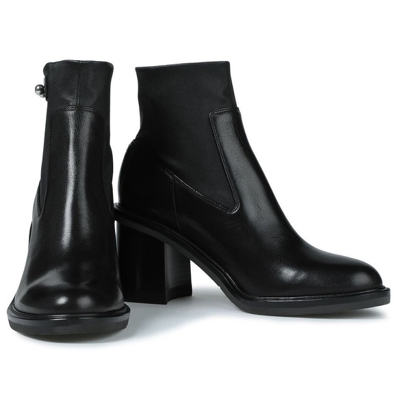 RAG & BONE Soren leather ankle boots Block Heel Sz 36/6M - Picture 3 of 12